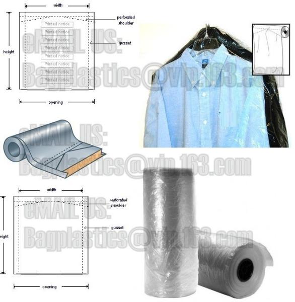 Poly Cover, Garment covers, laundry bag, garment cover film, films on roll,