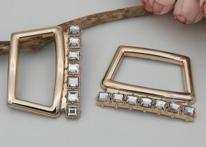 Quality 55*60MM Different Sizes Antique Shoe Buckles Customized With Rhinestone wholesale