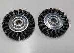 12.7MM Arbor Hole Knotted Wire Brush High Elongation Carbon Steel Wire Material