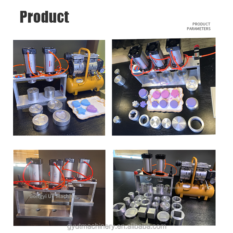 Customized Shape Bubble Fizzy Bath Bombs Making Machine Home Shampoo Bar Soap Presser