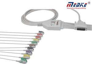 Quality Mindray/Edan EKG Cable With 10/12 Leadwires Fixed Pinch IEC wholesale