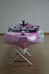 Pink Camo Color 9 Foot Sit Up Top Kayak 4 Rod Holders Paddle Extremely