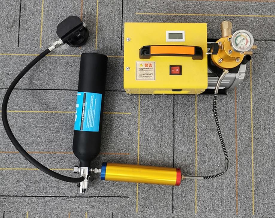 Titanium Brass Divers Gas Cylinder , Rescue Scuba Diving Gas Tank