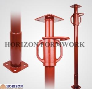 Quality Height Up To 5 Meter Scaffolding Steel Prop Jack With Cast Iron Sleeve Nut wholesale