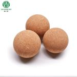 Best Sale Eco-Friendly Natural Wood Ball for Fitness Exercise Cork Yoga Ball Eco