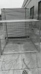 Construction Building Rubbish Cage Brisbane Cage With 2 Gates / Lids