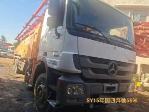 Quality 2015 Used Sany 56m Concrete Pump Mixer Truck Mounted wholesale