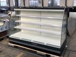 Transparent Glass Open Display Fridge Energy Saving For Drinks