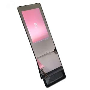 Quality 350nits 43 Inch Movable Floor Standing Poster Display PCAP wholesale