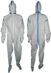 Anti Virus 195cm Disposable Protective Coveralls 70 Gsm