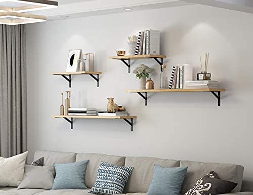 Stainless Steel 90 Degree Wall Mounted Floating Shelves Bracket for Decorative Shelf