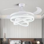 LED Fan Light Dining Room Living Room Bedroom LED with Electric Fan Light