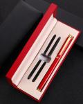 Popular Pen Set Business Office Pen with Customized Logo Black Matching Ink Bag
