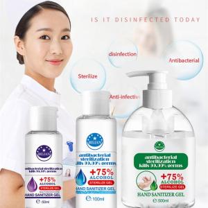 Quality 50ml 75% Alcohol Antibacterial Hand Sanitizer Moisturizing Liquid No Smell wholesale
