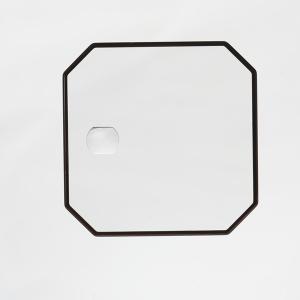 Quality 44mm CZ Sapphire Crystal Watch Glass Square With Date Magnifier wholesale