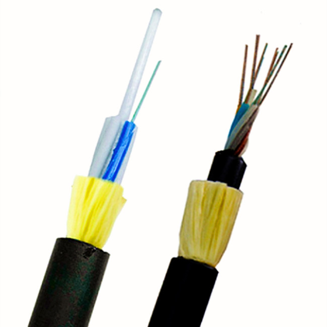G652D 6 12 24 48 72 96 Core Fiber Optic Cable ADSS Non Metallic