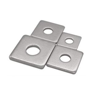 Quality Carbon Steel Square Flat Washers Custom Dimension For Reducing Vibration wholesale
