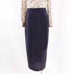 260 Gram Tencel Twill Fabric Size 36 38 40 PFP Womens Black Maxi Skirt