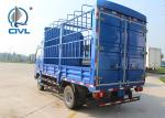 COLORFUL 120hp 4X2 Light Duty Commercial Trucks , Four Cylinder Transport Truck