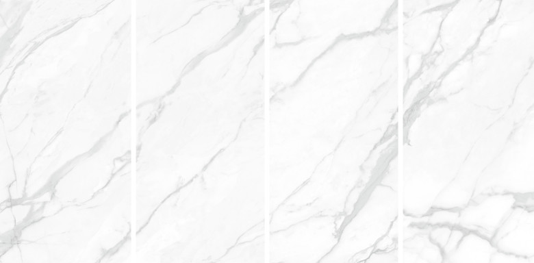 Glossy Polished 900x1800mm Marble Look Porcelain Tile