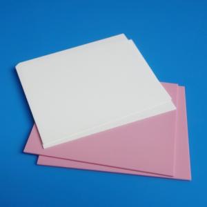 Quality Electronics Thin Film Ceramic Substrate High Dielectric Polished Pink 96% Purity wholesale