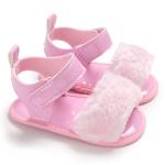 Amazon hot PU Leather soft-sole indoor 0-2 years baby infant sandals