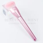 Big Fiber Foundation Makeup Brush Pearl Pink Aluminum Ferrule 85g
