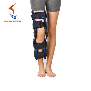 Quality High quality good design black adjustable knee orthopedic brace wholesale