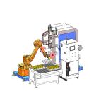 Flaxible Polishing Grinding Machine Robot Arm Fully Automatic 4kw High