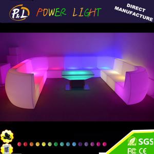 Quality Party LED Furniture/Illuminated Bar Sofa LED Plastic Sofa wholesale
