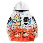 Autumn Winter Polyester Cotton Hoodie O Neck Warmest Hoodie For Winter Men'S