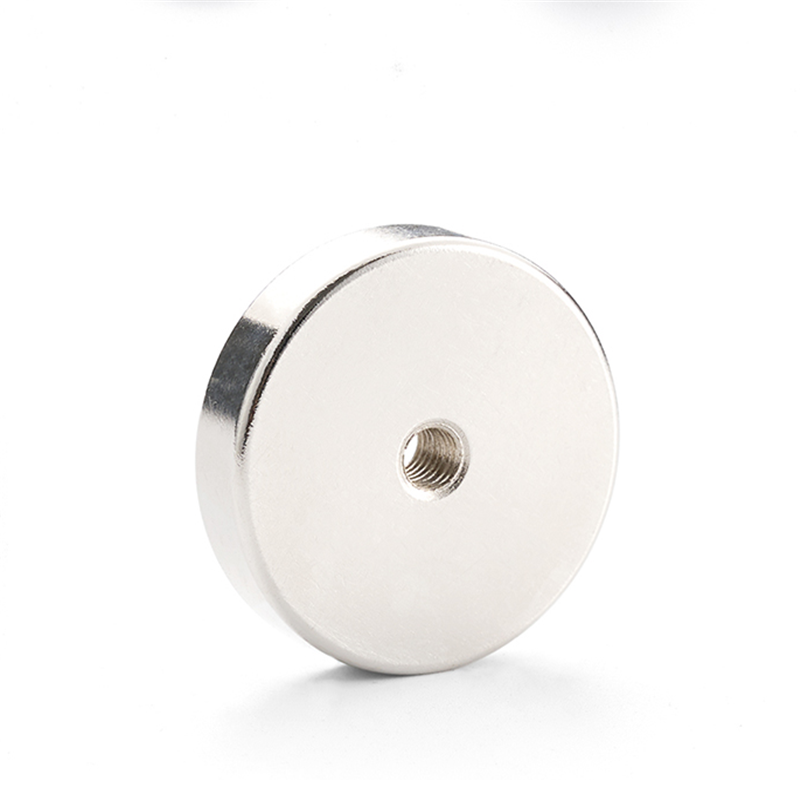 Super Strong Round Disc Magnet with Center Screw Rare Earth Permanent Magnetic Force