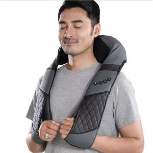 Quality Wireless Massage Shawl Gray Cordless Neck And Shoulder Massager wholesale