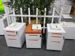 3-drawer mobile pedestal with cushion from OZ office furniture