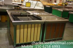 Quality Powder Coating Supermarket Promotion Table , Promotion Dispaly Stand wholesale