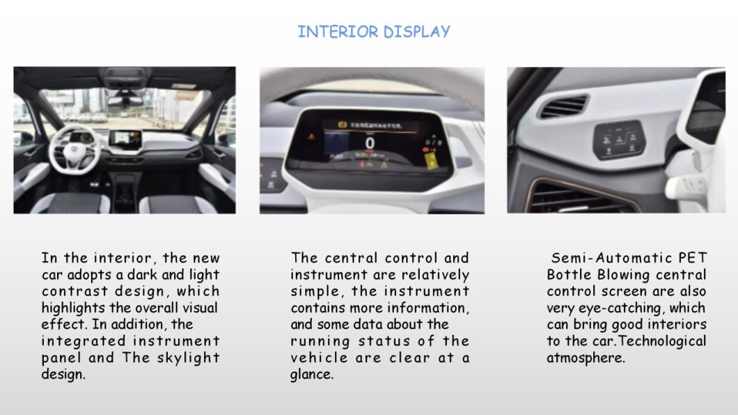 Hot Sale New Design Electric Mini Car Factory Price EV VW ID. 3 Sedan China Electric Car