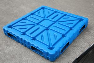 Quality 1100*1100mm Double Face PE Blow Molding Plastic Pallets wholesale