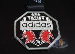 Metal Material Custom Sports Medals Personalized Medallions With Adidas Logo