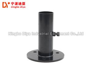 Quality Fixed Black Metal Footings Cold Rolled Steel For Diameter 28mm Lean Pipe ISO9001 wholesale