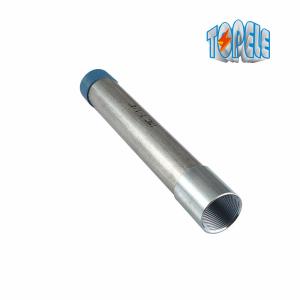 Quality BS 4568 Galvanised Metal Electrical Conduit Pipe With Screwed Ends And Caps wholesale