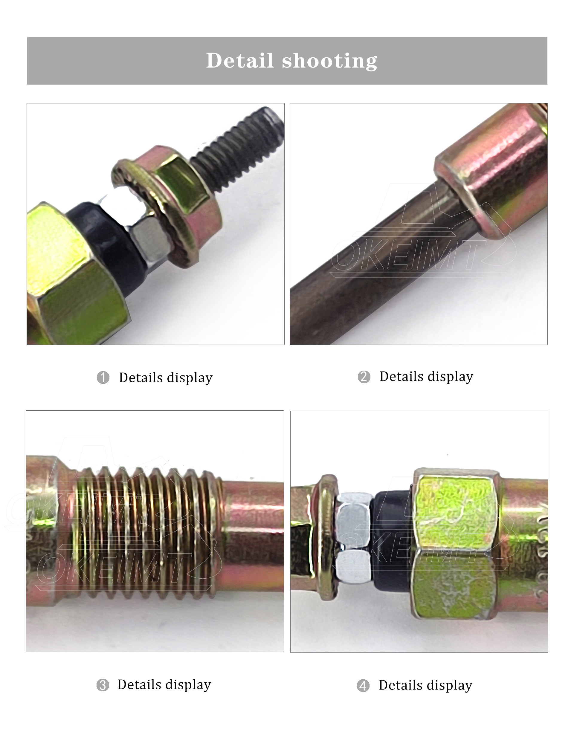 Excavator Engine Spare Parts Yangma 94 12V Glow Plug Billet Aluminum