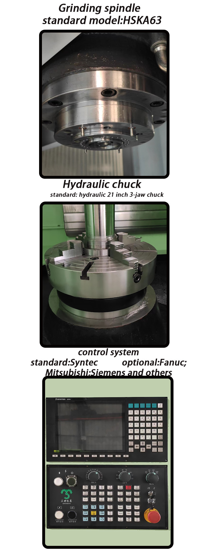 Robust Powerful Turning And Grinding Machine With Servo Hydraulic Turret