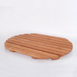 Quality NC Painting EVA Stoppers 1.18inch European Teak Wood Bath Mat wholesale