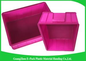 Quality Mini Load Euro Containers With Lids , Standard Plastic Stacking Boxes PP Materials wholesale