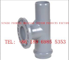 Quality One faucet one flange and one insert regular tee PVC-U UPVC Flexible Joint Fittings wholesale