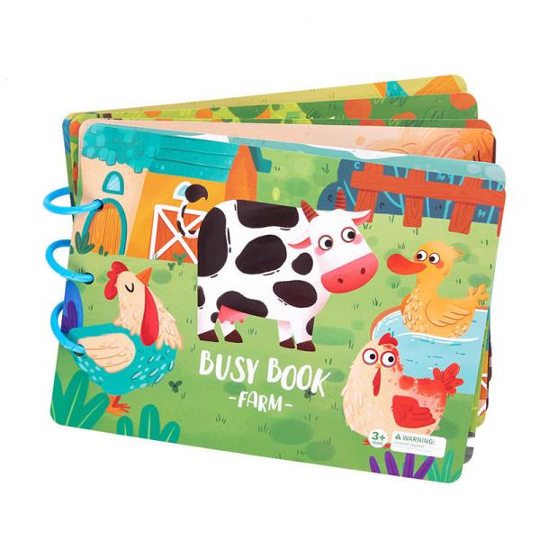 Early Educational Children Paper Book Printing Preschool Quiet Book Teaching