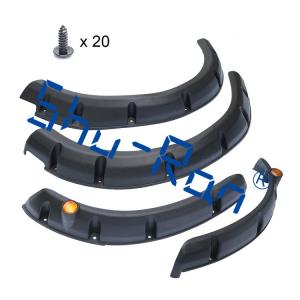 Quality Black Plastic Golf Cart Rear and Front Fender Flares for EZGO RXV wholesale