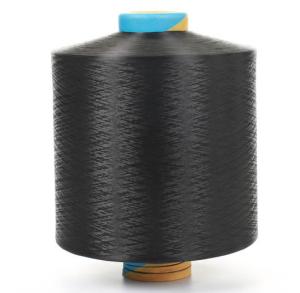 Quality 150D/48F DTY Polyester Yarn Raw White , Black wholesale