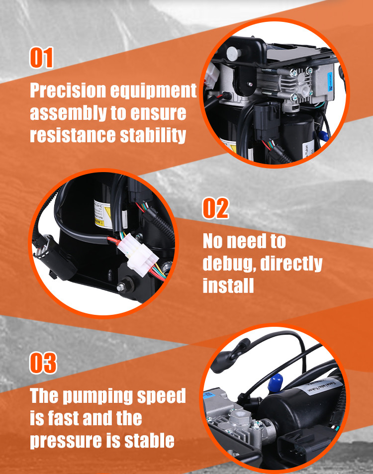 Air Compressor for Air Suspension 37206875177 for BMW X5 X6 F15 F16
