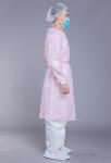 SMS Surgical 35GSM PP PE Pink Disposable Isolation Gown